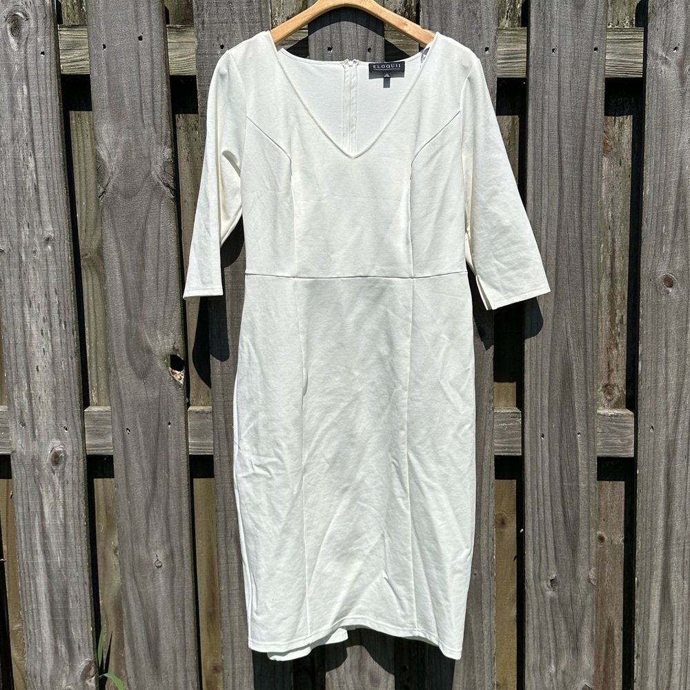 Eloquii Work Dress with Belt